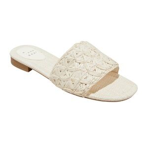 A New Day Women's Textured Cream Sandals size 11 new